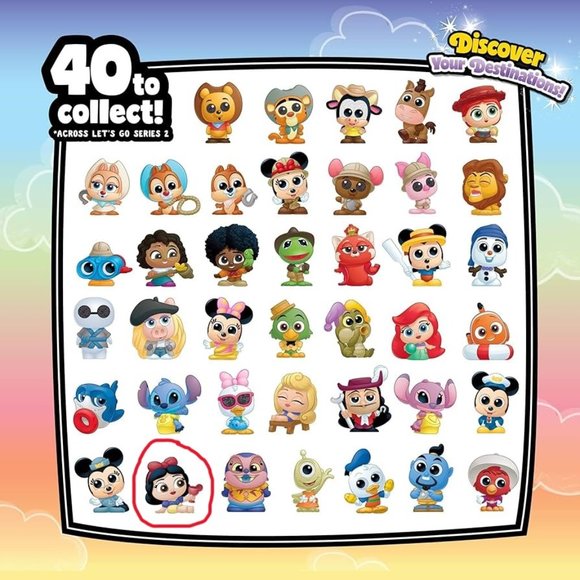 Disney Doorables Let’s Go Series 2: Snow White - Picture 2 of 2